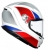 AGV K6 Ece Multi Mplk Hyphen White-Red-Blue