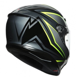 AGV K6 Multi Flash Grey Black Lime