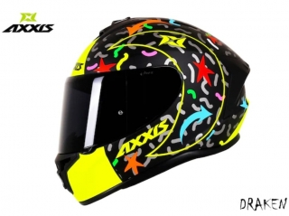 Axxis Draken Crazy Matt Fluor - Yellow