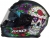 Axxis Eagle Sv Mexican Skull A1 Mat Siyah Mavi