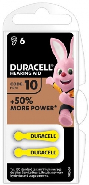 Duracell 10 6'lı Düğme Pil