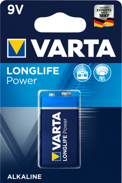 Varta Longlife Power 9V Dikdörtgen Pil