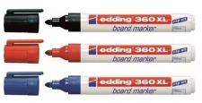 Edding 360 Xl Tahta Kalemi Siyah-mavi-kırmızı 3'lü Paket resim
