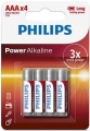 Philips Power Alkaline AAA 4'lü resim