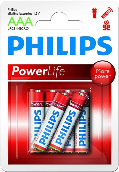 Philips PowerLife AAA 6'lı İnce Kalem Pil