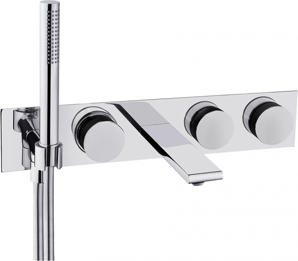 VitrA Memoria A4231758 Banyo Bataryası (Krom / Siyah)