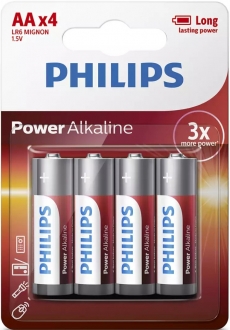 Philips Power Alkaline AA 4'lü Kalem Pil