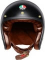 AGV X70 Solid Mad BLK/Gold Retro resim