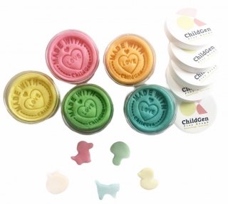 ChildGen Oyun Hamuru 5'li Pastel Set 5x125 g