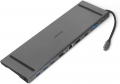 Dark USB 3.1 Type-C 11in1 Ethernet USB-C PD HDMI DP VGA resim
