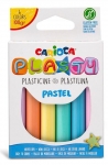 Carioca Plasty Kurumayan Oyun Hamuru 6 Pastel Renk 100 g resim
