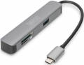 Digitus DA-70891 USB Type-C to HDMI USB SD MicroSD resim