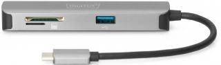 Digitus DA-70891 USB Type-C to HDMI USB SD MicroSD Dönüştürücü