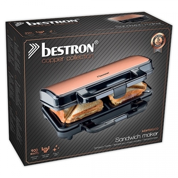 Bestron ASM90XLCO Tost Makinesi