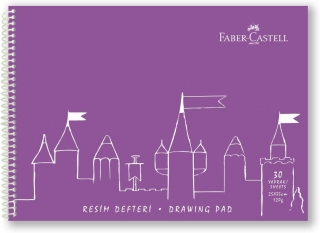 Faber-Castell PP Kapak Resim Defteri 25x35 cm 30 Yaprak
