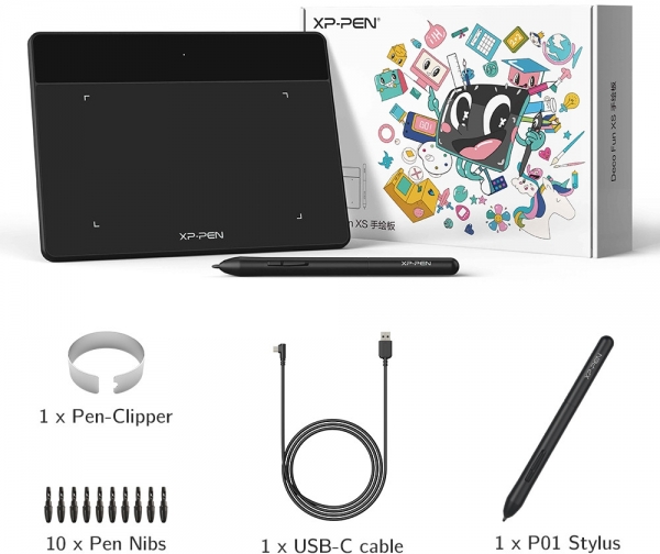 XP-Pen Deco Fun XS Grafik Tablet