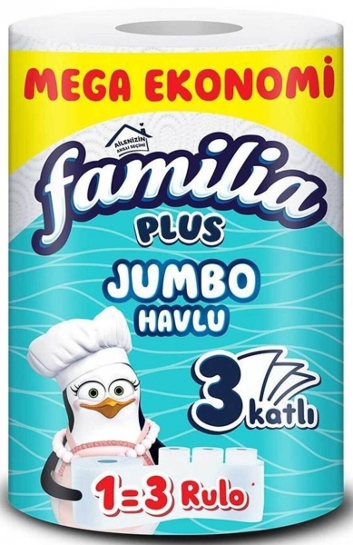 Familia Plus Jumbo 1=3 Kağıt Havlu