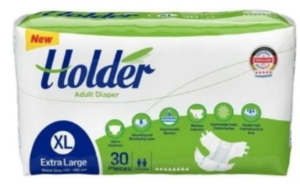 Holder Xlarge Belbantlı Yetişkin Hasta Bezi 30 Adet