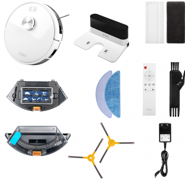 ttec 2RS02 Robi Pro LaserIQ Robot Süpürge+Mop