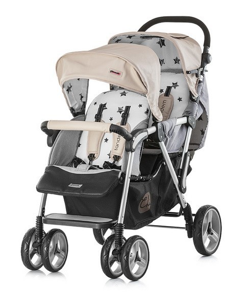 Chipolino Tandem Platinum Bebek Arabası