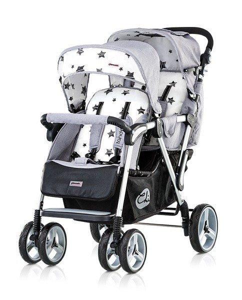 Chipolino Tandem Platinum Bebek Arabası