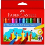 Faber-Castell Jumbo Keçeli Kalem 12'li resim