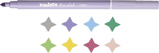 Carioca Pastel Süper Yıkanabilir Keçeli Kalem 8'li