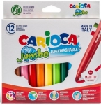 Carioca Jumbo Süper Yıkanabilir Keçeli Boya Kalemi 12'li resim