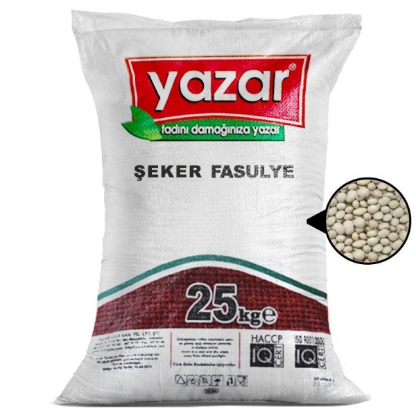 Yazar Şeker Kuru Fasulye 25 kg