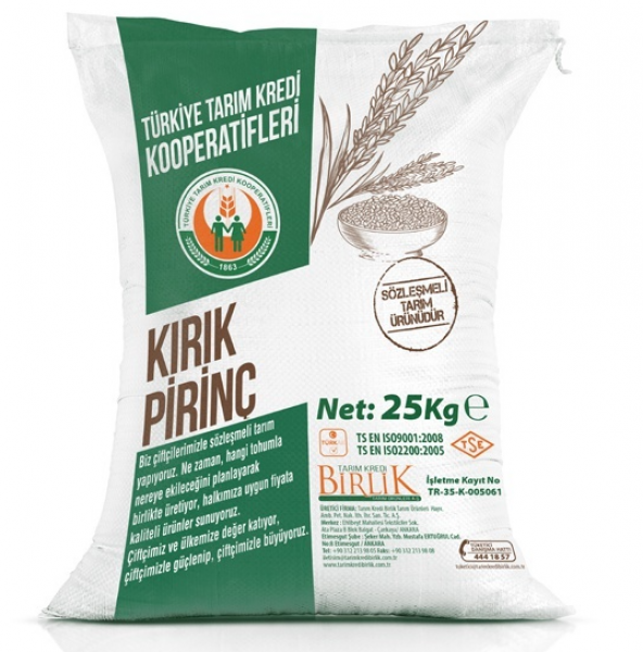 Tarım Kredi Birlik Kırık Pirinç 25 kg