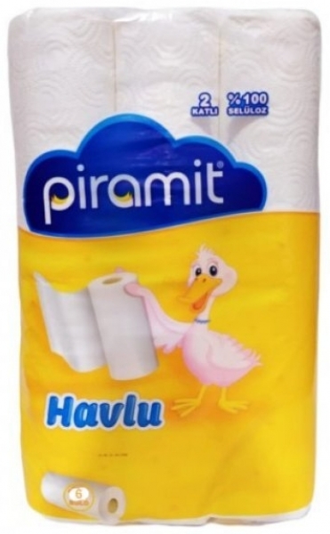 Piramit Kağıt Havlu 6 Rulo