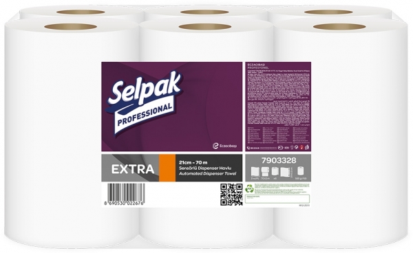 Selpak Professional Extra 70 m Kağıt Havlu 6 Rulo