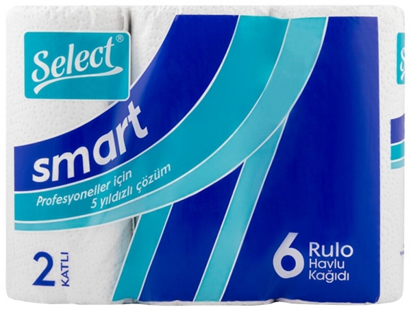 Select Smart Kağıt Havlu 6 Rulo