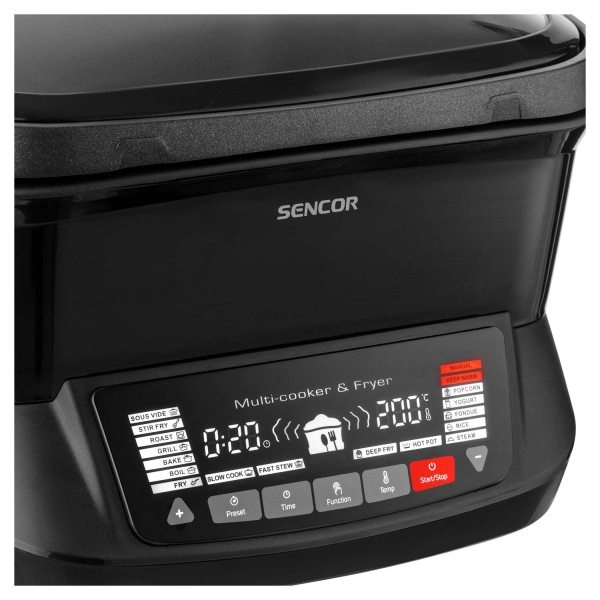 Sencor SFR 9300BK Air Fryer Fritöz