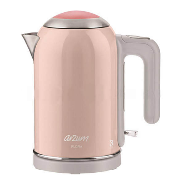 Arzum AR3012 Flora Su Isıtıcı (Turkuaz / Pembe / Kırmızı)