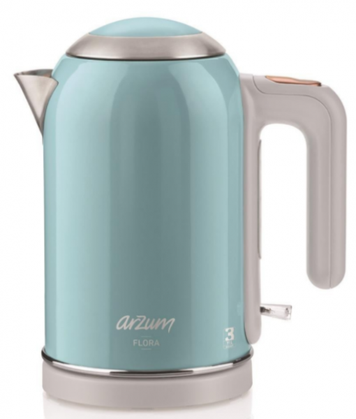 Arzum AR3012 Flora Su Isıtıcı (Turkuaz / Pembe / Kırmızı)