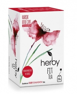 Herby Fit Kırmızı Meyveli Karışık Bitki Çayı Bardak Poşet 20 Adet
