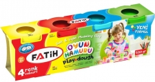 Fatih Oyun Hamuru 4 Renk 520 g resim