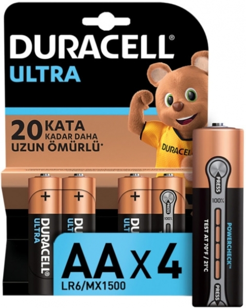 Duracell Turbo Max AAA 4'lü İnce Kalem Pil