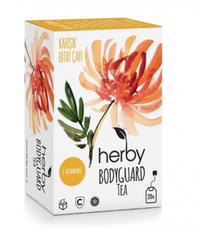 Herby Bodyguard Tea Karışık Bitki Çayı Bardak Poşet 20