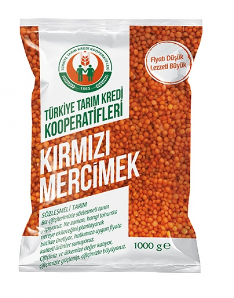 Tarım Kredi Birlik Kırmızı Mercimek Eko 1 kg