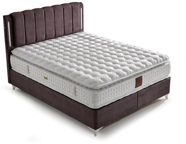 Mobilya Dükkanım MD Double 200x200 Baza+Başlık+Yatak Seti