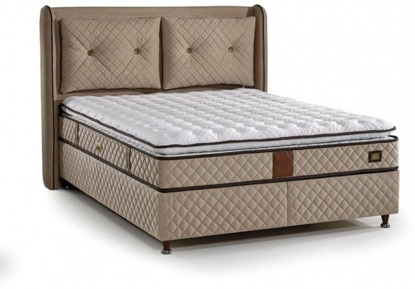 Mobilya Dükkanım MD Nergis 160x200 Baza+Başlık+Yatak Seti
