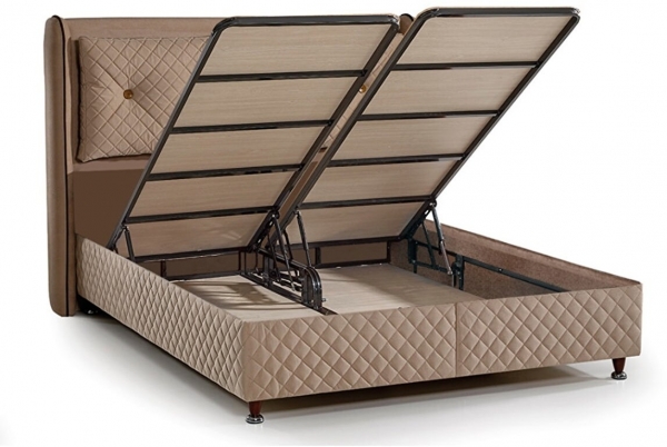 Mobilya Dükkanım MD Nergis 160x200 Baza+Başlık+Yatak Seti
