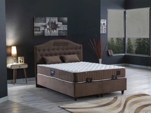 İpek Mobilya Nima 150x200 Baza+Başlık+Yatak Seti