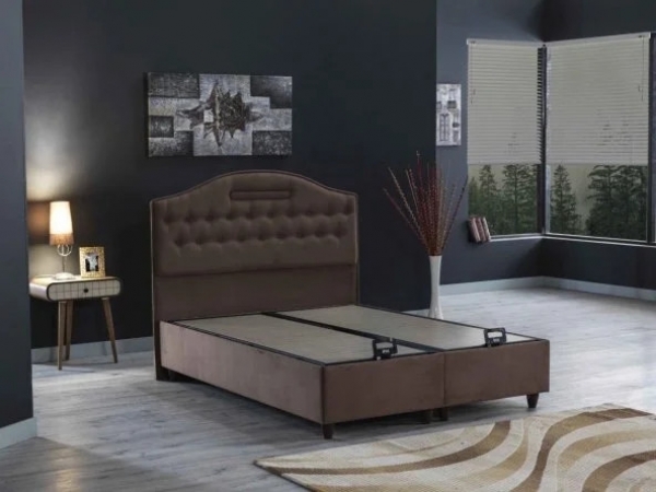 İpek Mobilya Nima 150x200 Baza+Başlık+Yatak Seti