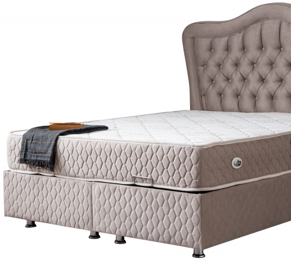 Setay Camelli 150x200 Baza+Başlık+Yatak Seti