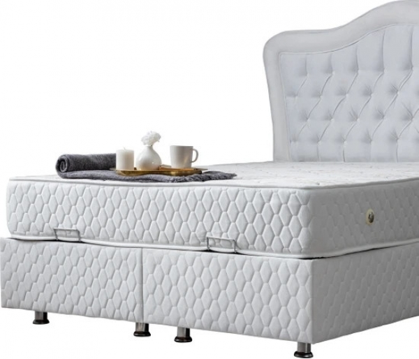 Setay Camelli 160x200 Baza+Başlık+Yatak Seti