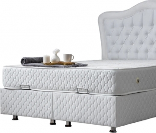 Setay Camelli 160x200 Baza+Başlık+Yatak Seti