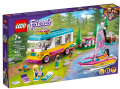 Lego Friends 41681 Forest Camper Van and Sailboat resim